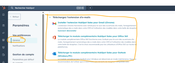 extension hubspot