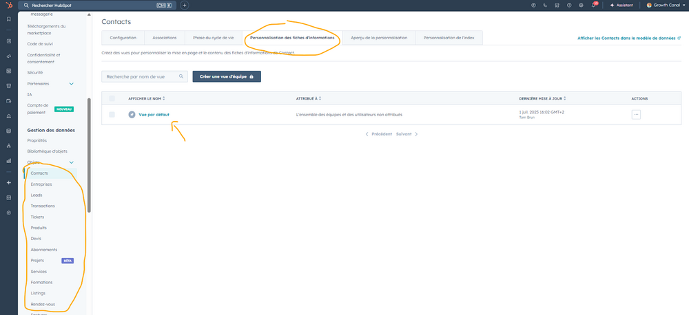 objet hubspot
