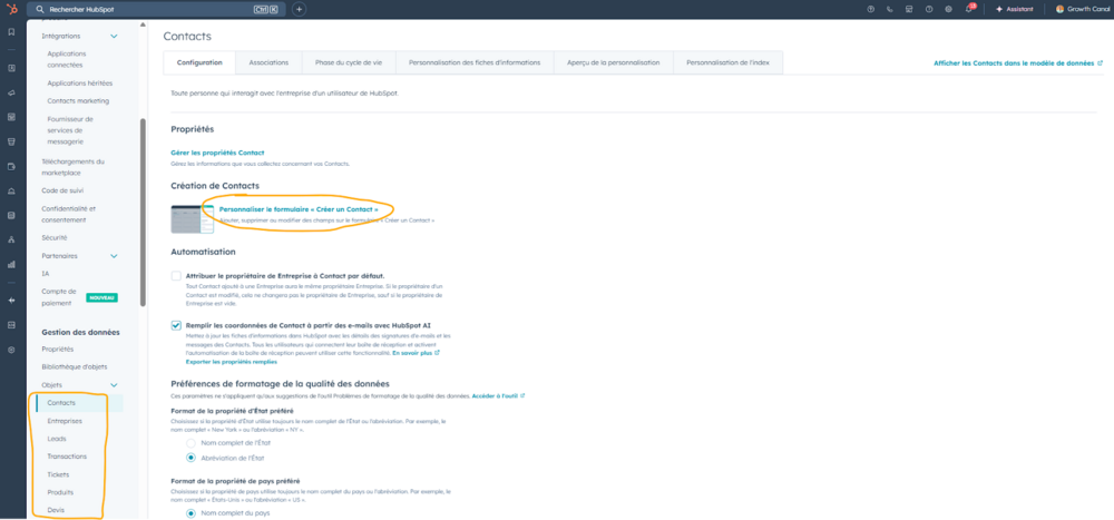 setup hubspot